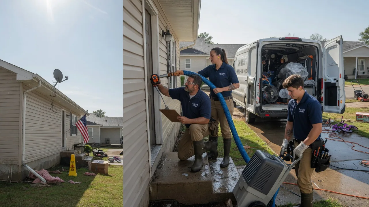 Ceiling Water Damage Restoration in Hanover, KS near me